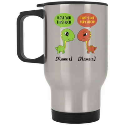 14 oz. Silver Travel Mug