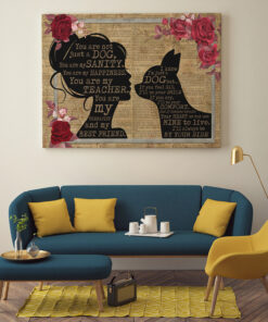 Alternative view of Chihuahua You Are Not Just A Dog You Are My Sanity Framed Canvas Prints - Unframed Poster - Home Decor Wall Art