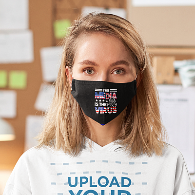 Alternative view of This Mask Is As Useless As Our Governor Washable Reusable Custom Printed Cloth Face Mask Cover