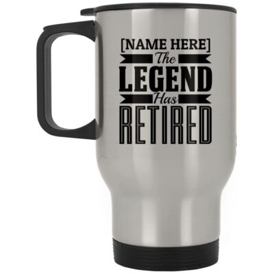 14 oz. Silver Travel Mug