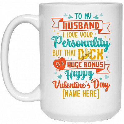 15 oz. White Mug