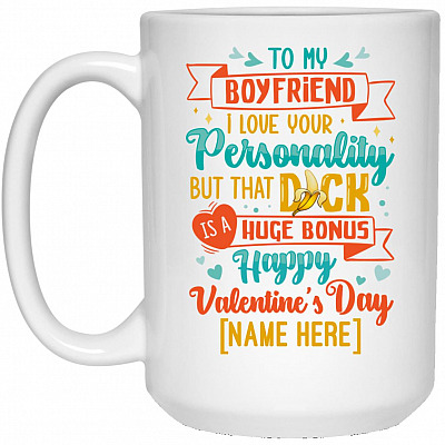 15 oz. White Mug