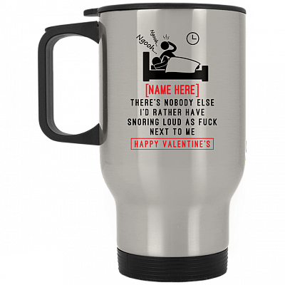 14 oz. Silver Travel Mug