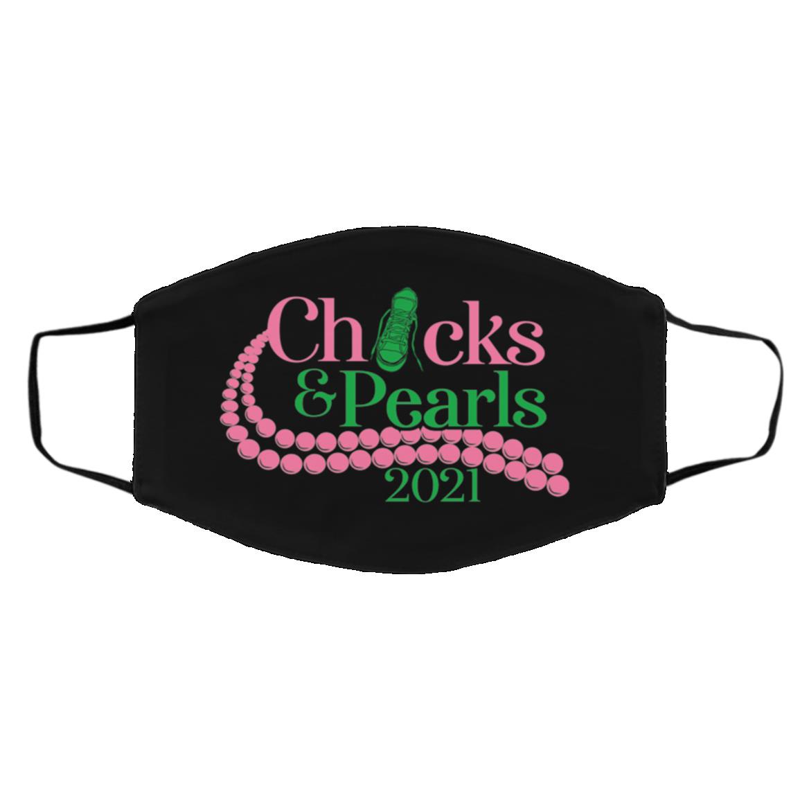Chucks Mask, Black, Cloth Face Cover – Medium/Large