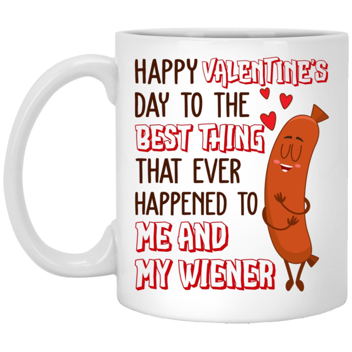 Happy Valentine's Mug, White, 11 oz. White Mug