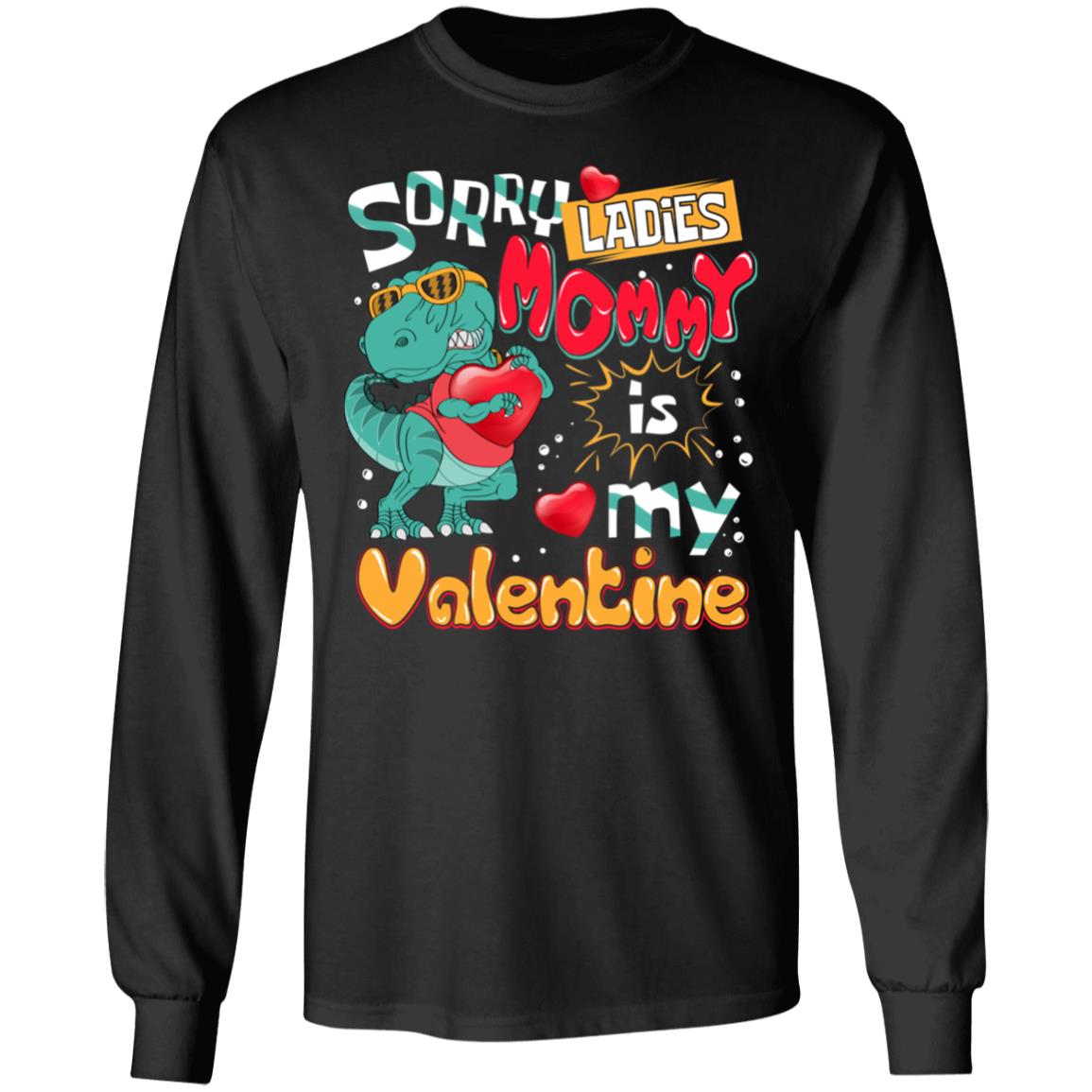 Mommy Hoodie, Black, Long Sleeve