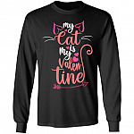 Cat Hoodie, Black, Long Sleeve Cat Hoodie, Black, Long Sleeve
