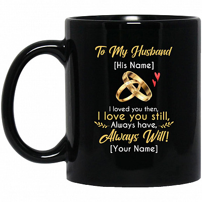 11 oz. Black Mug