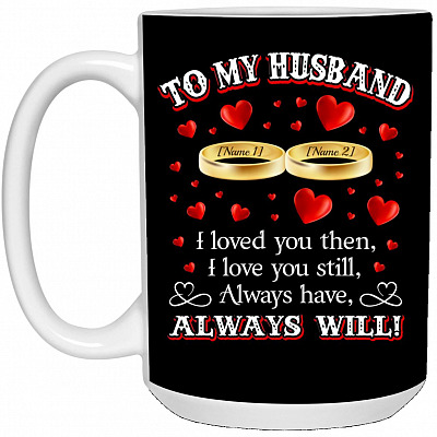 15 oz. White Mug