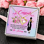 8KNG. New Grad card (4) Forever Love Necklace (Gold) 4