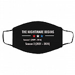Nightmare Mask, Black, Cloth Face Cover – Medium/Large