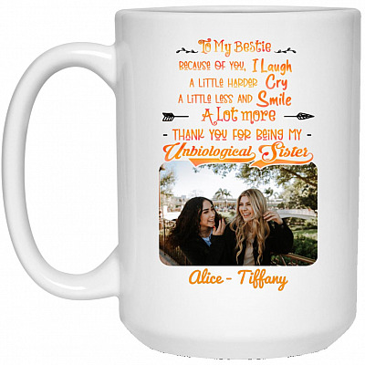 15 oz. White Mug