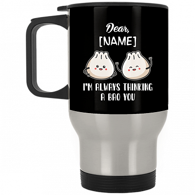 14 oz. Silver Travel Mug