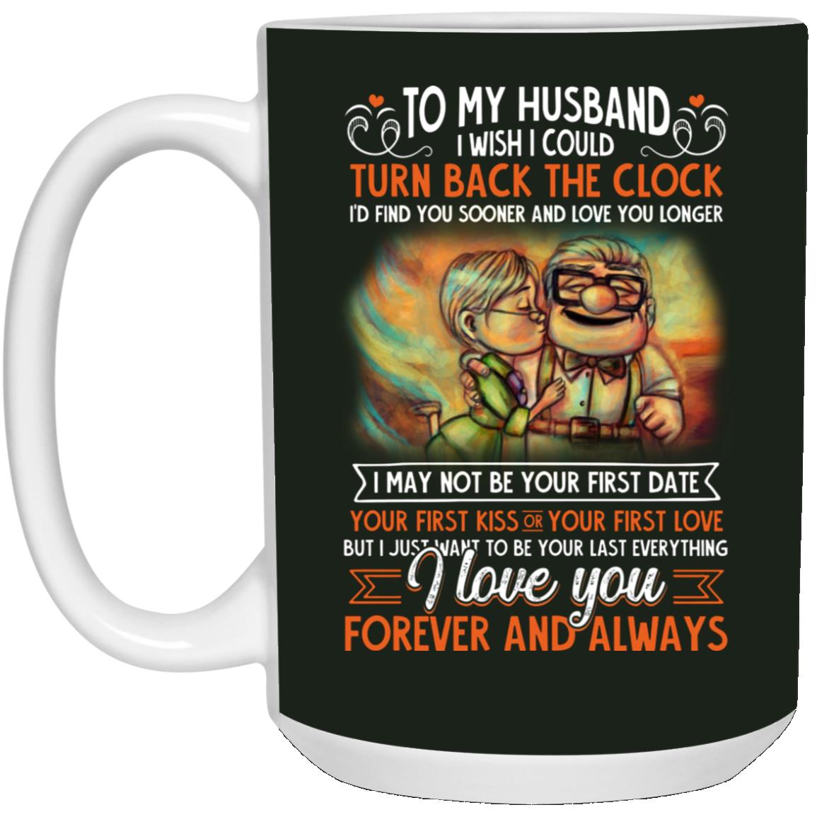 To My Husband Mug, Forest, 15 oz. White Mug