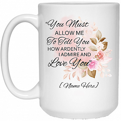 15 oz. White Mug