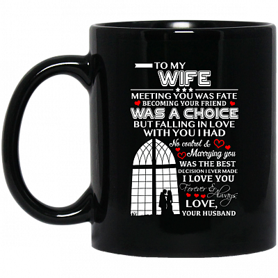 11 oz. Black Mug