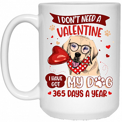 15 oz. White Mug