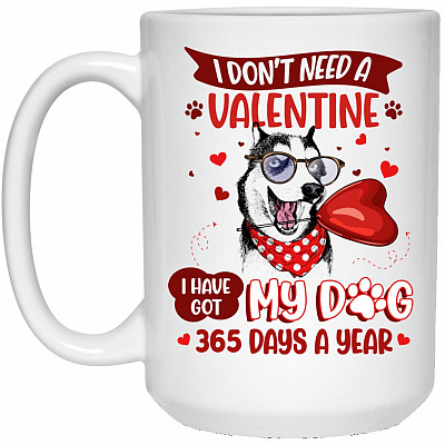 15 oz. White Mug