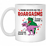 Personalized Thank You For All The Mug, White, 11 oz. White Mug