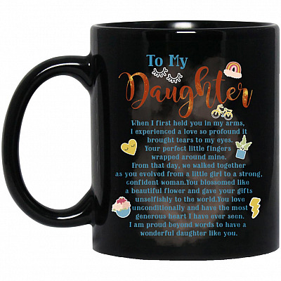 11 oz. Black Mug