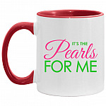 Kamala Harris Chucks Accent Mug, White/Red, 11 oz. Accent Mug