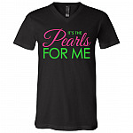 Kamala Harris Chucks T-Shirt - V Neck, Black, V-Neck T-Shirt