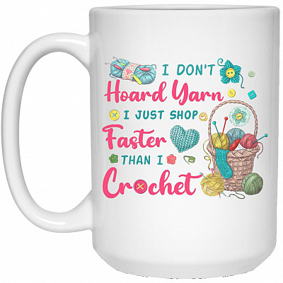 15 oz. White Mug