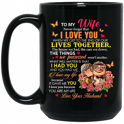 15 oz. Black Mug