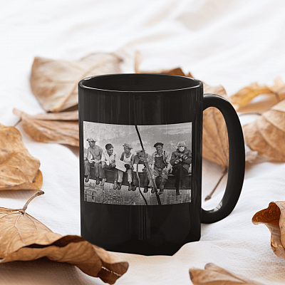 Alternative view of Funny Bernie Sanders Mittens Inauguration 2021 Coffee Mug - Beer Stein - Water Bottle - Color Changing Mug
