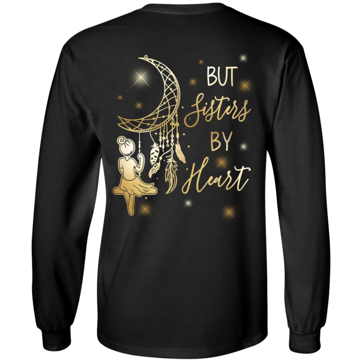 BFF Best Friends But Sisters By Heart Bestie Matching Print On Back Hoodie - Long Sleeve - Sweatshirt, Black, Long Sleeve BFF Best Friends But Sisters By Heart Bestie Matching Print On Back Hoodie - Long Sleeve - Sweatshirt, Black, Long Sleeve