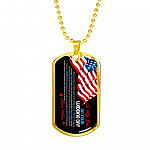 Mom To My Son On Your Wedding Day There Are So Many Emotions That Fill My Heart Today US Flag Dog Tag Pendant Necklace - Dog Tag (Gold Plated) Mom To My Son On Your Wedding Day There Are So Many Emotions That Fill My Heart Today US Flag Dog Tag Pendant Necklace - Dog Tag (Gold Plated)