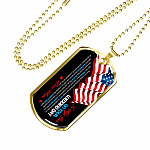 Mom To My Son On Your Wedding Day There Are So Many Emotions That Fill My Heart Today US Flag Dog Tag Pendant Necklace - Dog Tag (Gold Plated) Mom To My Son On Your Wedding Day There Are So Many Emotions That Fill My Heart Today US Flag Dog Tag Pendant Necklace - Dog Tag (Gold Plated)