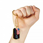 Mom To My Son On Your Wedding Day There Are So Many Emotions That Fill My Heart Today US Flag Dog Tag Pendant Necklace - Dog Tag (Gold Plated) Mom To My Son On Your Wedding Day There Are So Many Emotions That Fill My Heart Today US Flag Dog Tag Pendant Necklace - Dog Tag (Gold Plated)