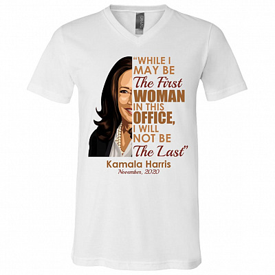 First Shirt, White, V-Neck T-Shirt