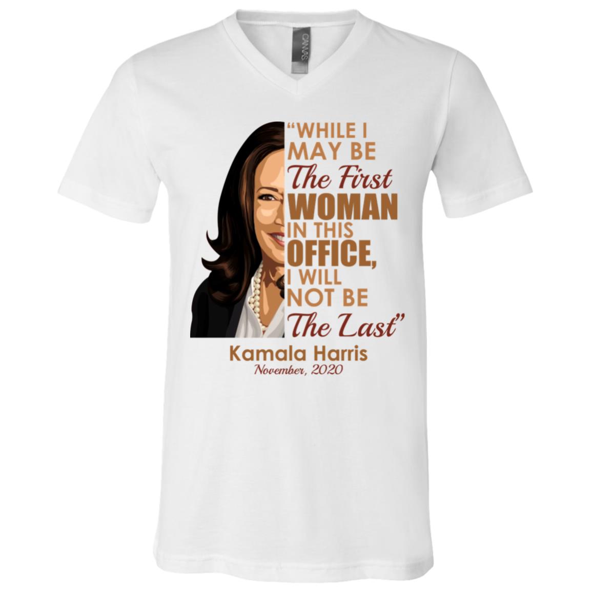 First Shirt, White, V-Neck T-Shirt