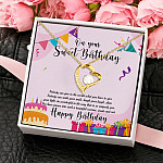15KNG. Sweet Birthday(4) Forever Love Necklace (Gold) 4