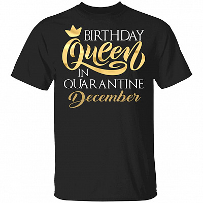 December Girl Shirt, Black, Unisex T-Shirt