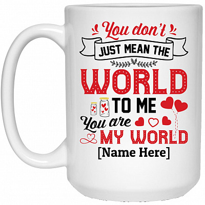 15 oz. White Mug