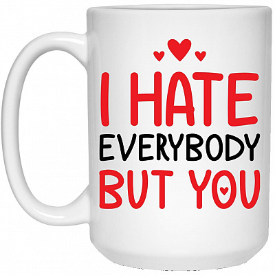 15 oz. White Mug