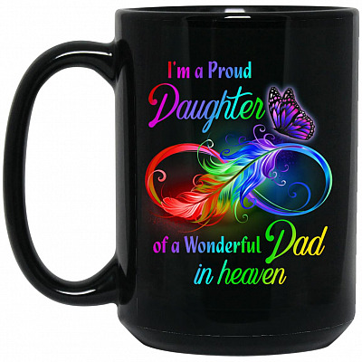 15 oz. Black Mug