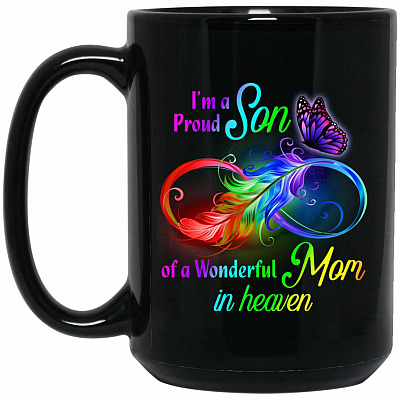 15 oz. Black Mug