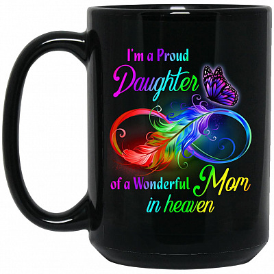 15 oz. Black Mug