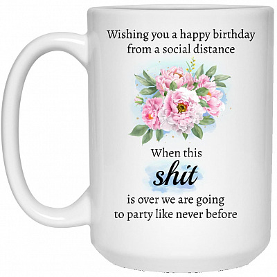 15 oz. White Mug