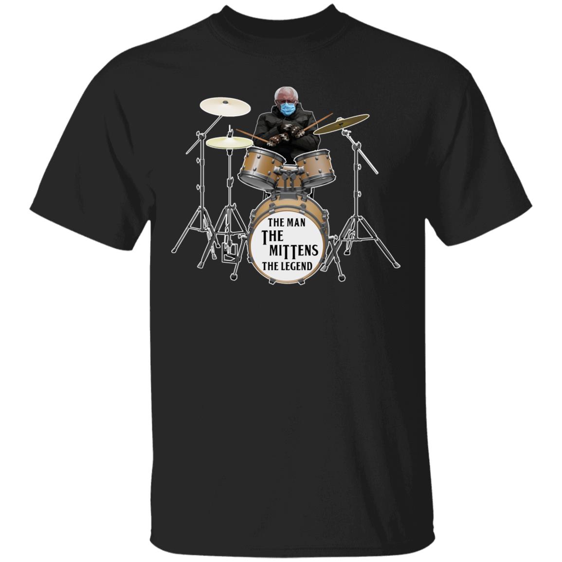 The Man The Mittens, Black, Unisex T-Shirt The Man The Mittens, Black, Unisex T-Shirt
