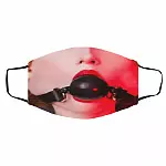 Ball Gag mask, White, Cloth Face Cover – Medium/Large Ball Gag mask, White, Cloth Face Cover – Medium/Large