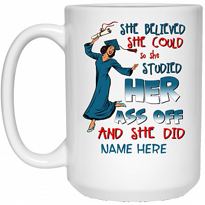 15 oz. White Mug