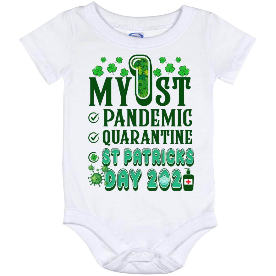 st patricks baby, White, Baby Onesie - 12 Month