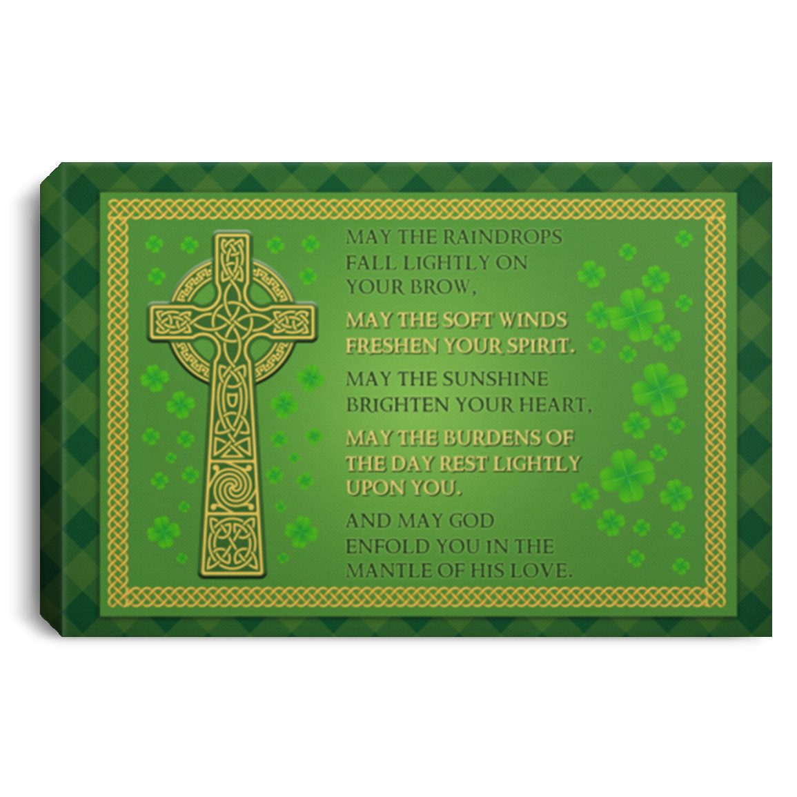 Old Gaelic Blessing Traditional Irish Blessing Framed Canvas - Unframed Poster - Home Decor Wall Art, White, 0.75'' Framed Canvas Old Gaelic Blessing Traditional Irish Blessing Framed Canvas - Unframed Poster - Home Decor Wall Art, White, 0.75'' Framed Canvas