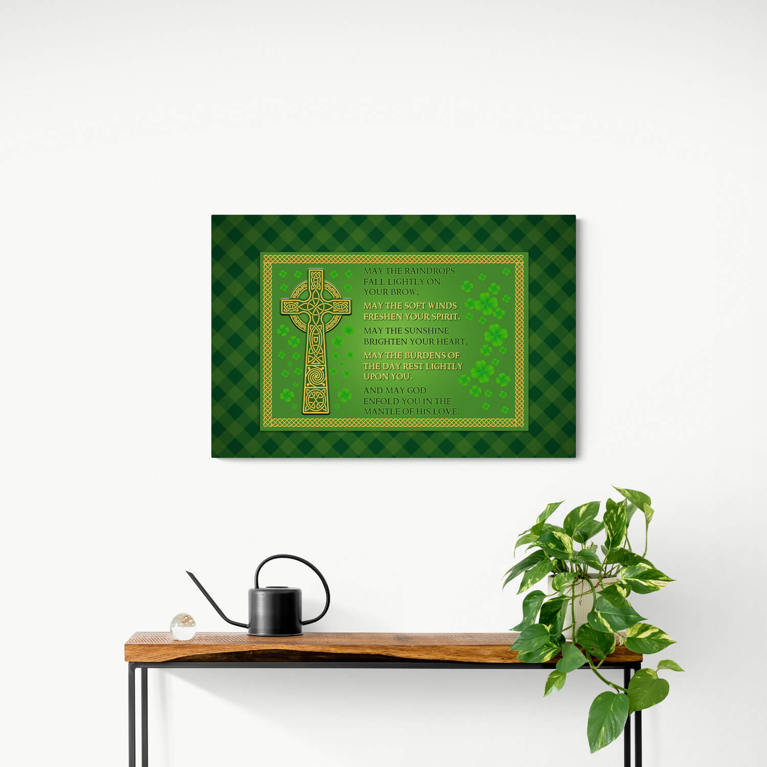 3KNG. old gaelic blessing canvas(7) mk