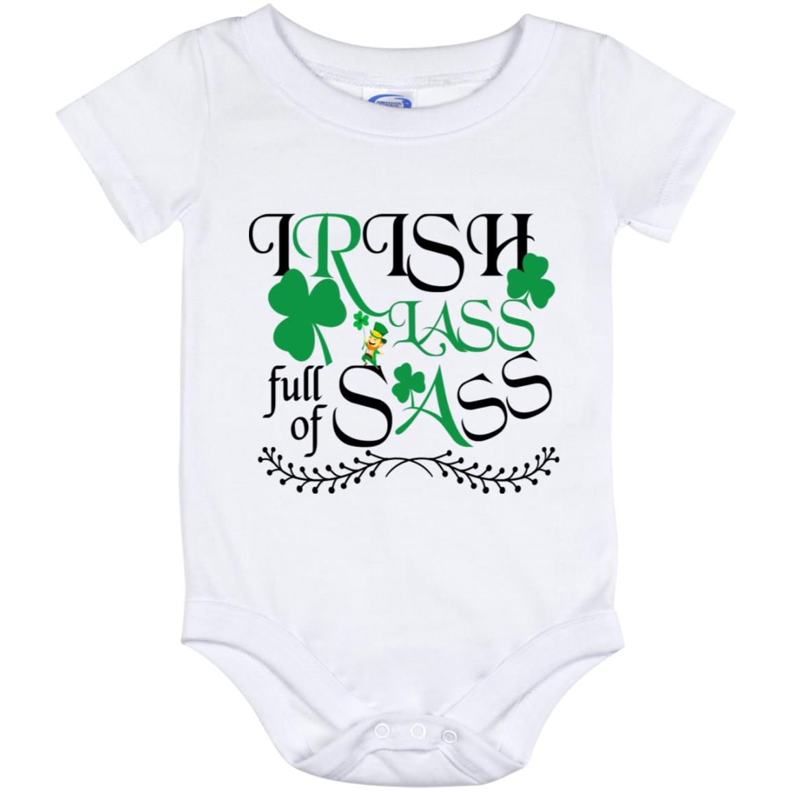 irish sass, White, Baby Onesie - 12 Month